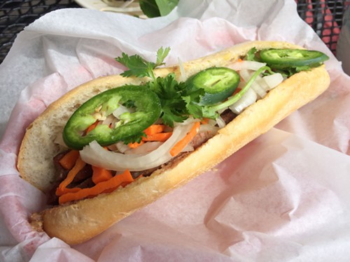 worlds collide with the banh mi cevapcici at...